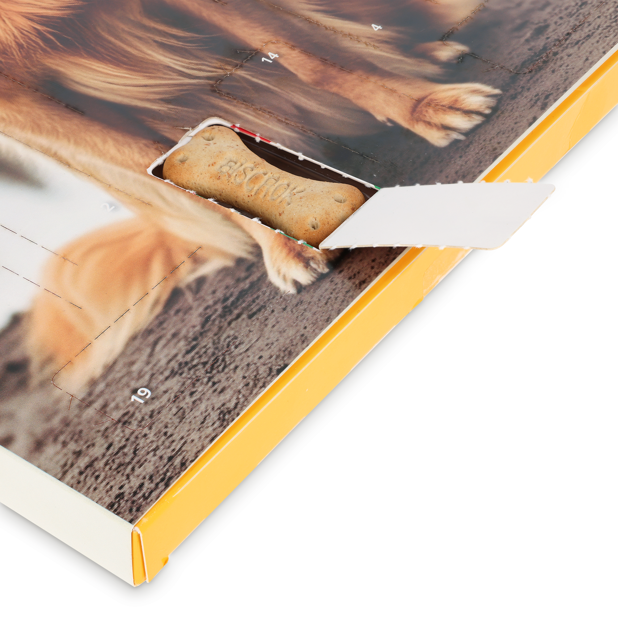 Calendario dell'Avvento per cani personalizzato con Pedigree