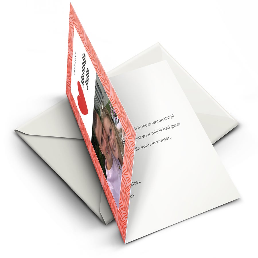 Valentijnskaart maken met foto Valentijnskaart maken met foto