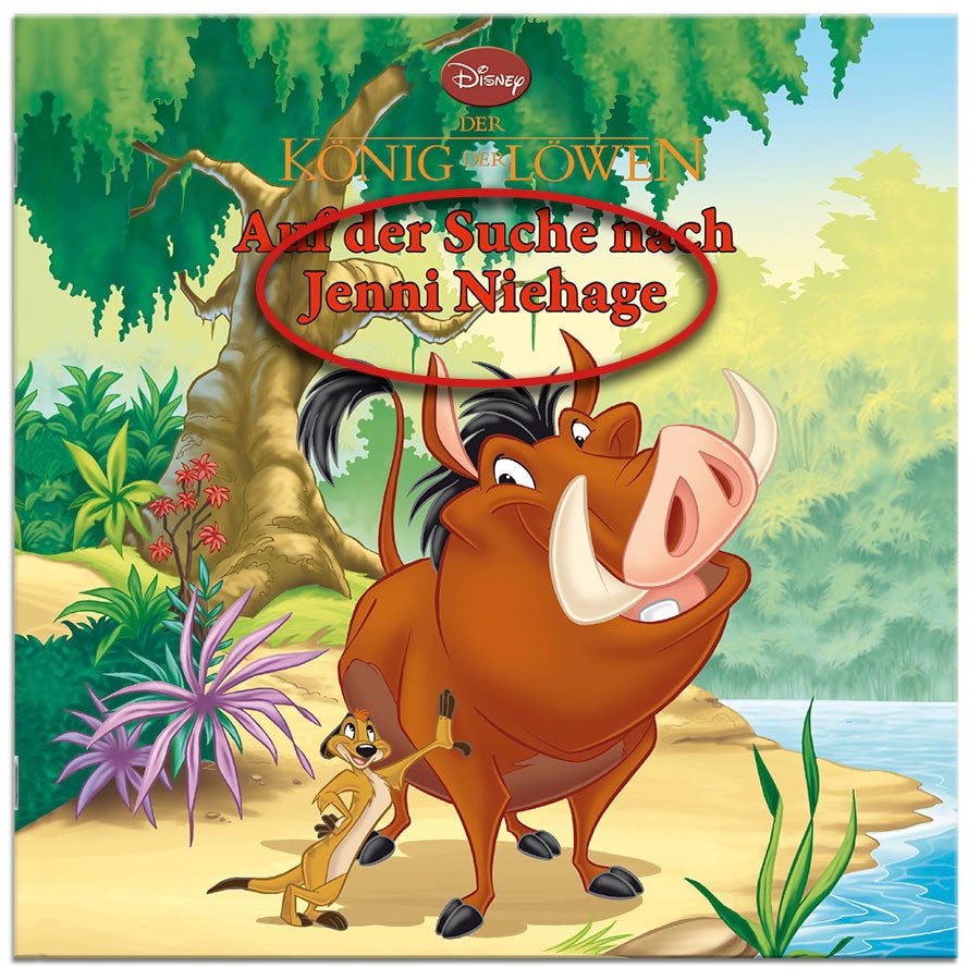 DER KÖNIG DER LÖWEN Bestellen Sie das schönste Disney Buch mit eigenem Namen, 22.95