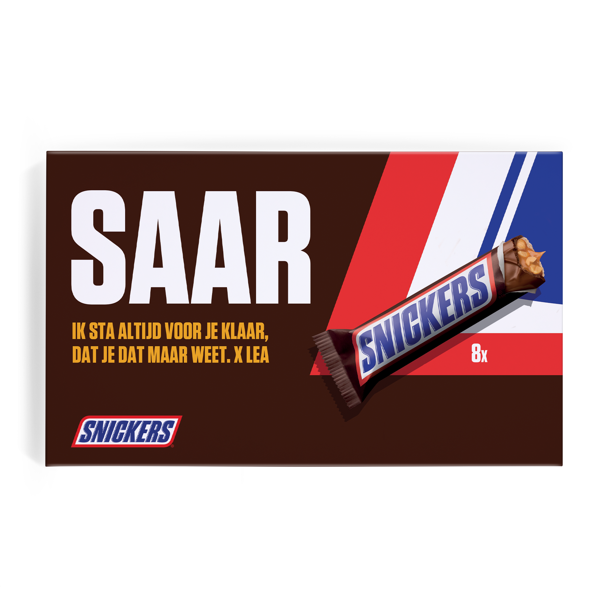 Gepersonaliseerde Snickers Repen Giftbox