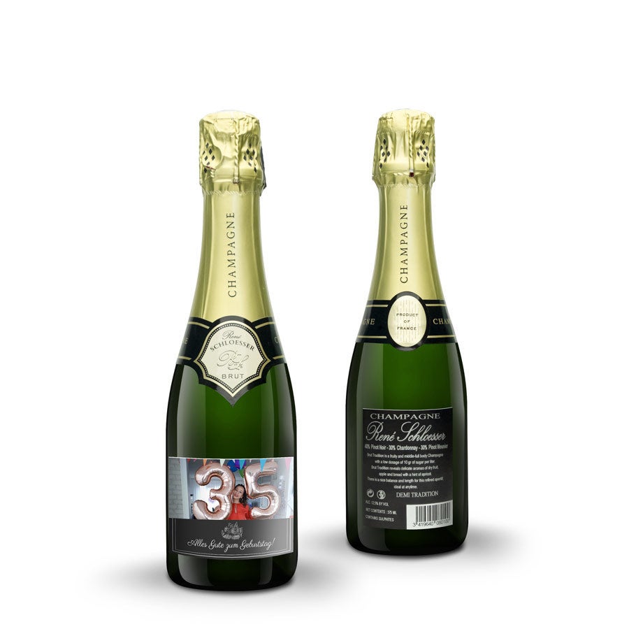 Champagner personalisieren - Rene Schloesser (375ml)