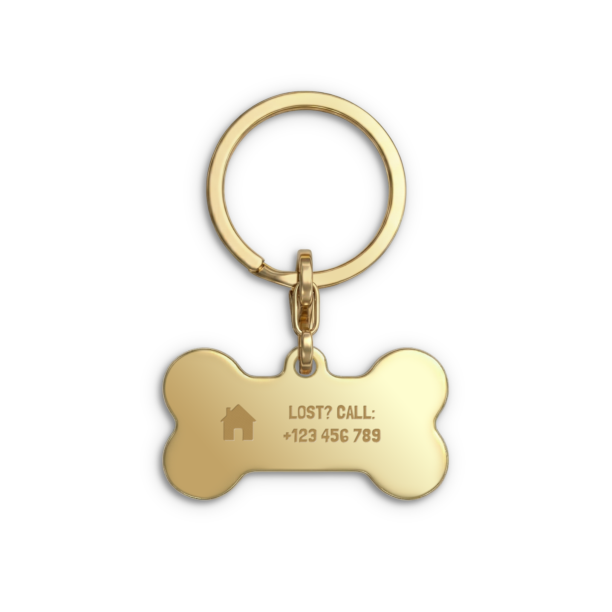 Gravierte Hundemarke