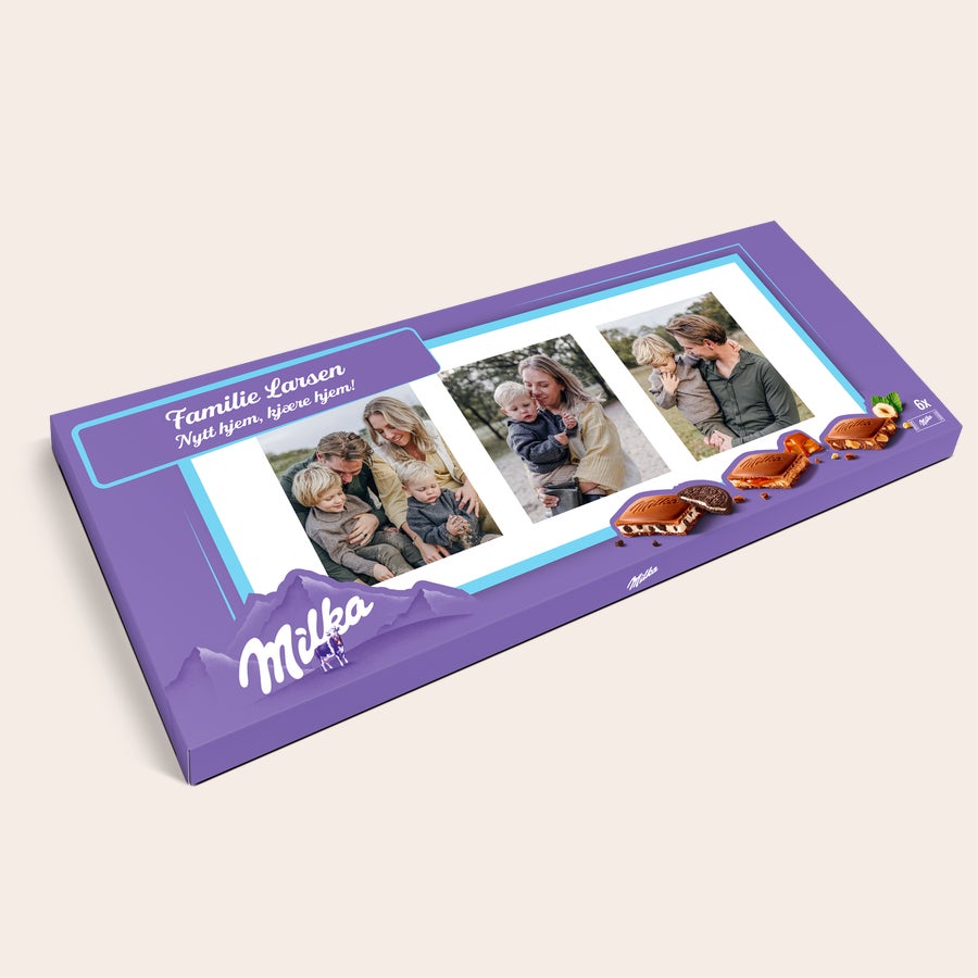 Giant personlig Milka-sjokolade Giant personlig Milka-sjokolade