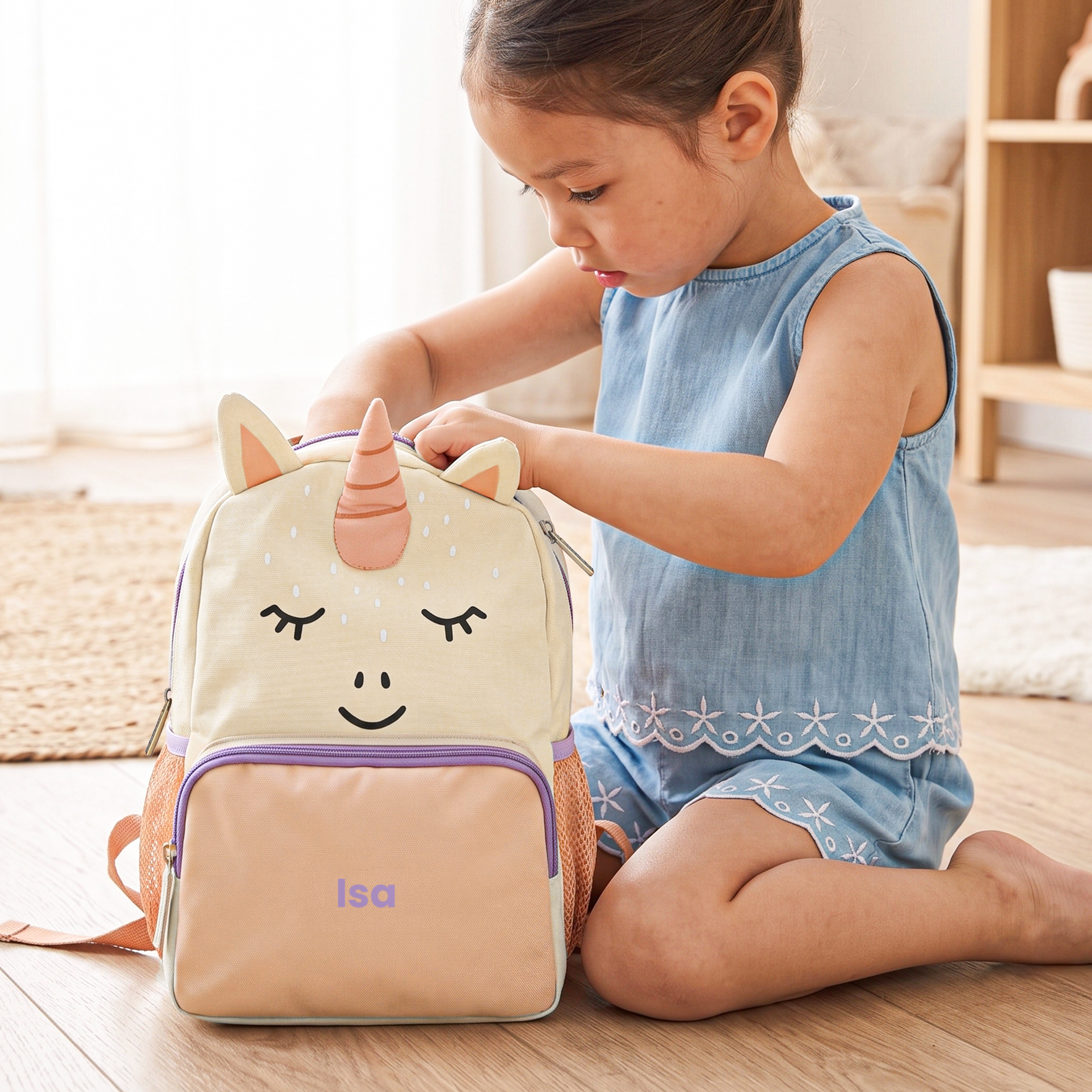 Personalisierter Rucksack - Einhorn