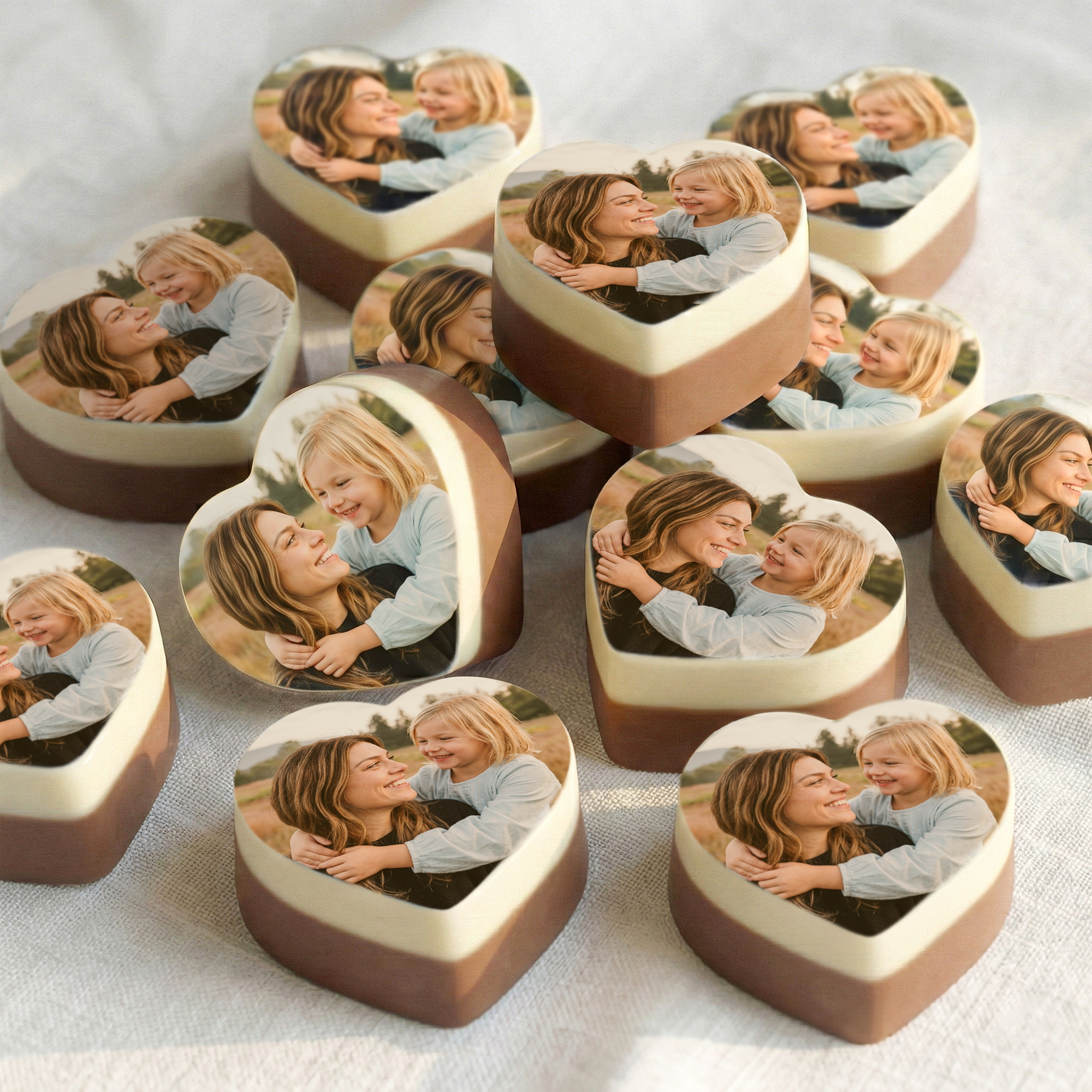 Pralinen mit Foto - Herz
