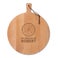 Engraved wooden pizza board - Beech - Round 