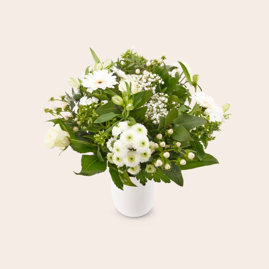 Witte bloemen boeket Witte bloemen boeket