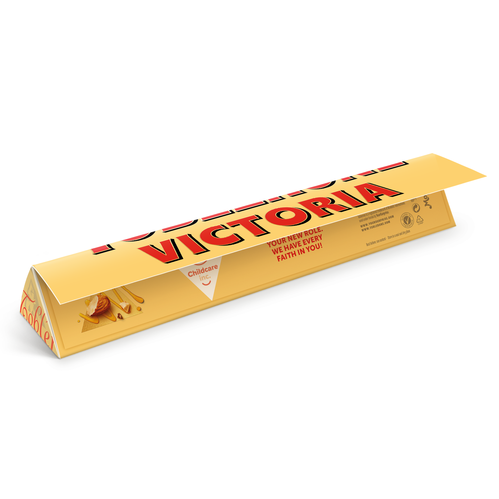 Personalised Toblerone Chocolate Bar