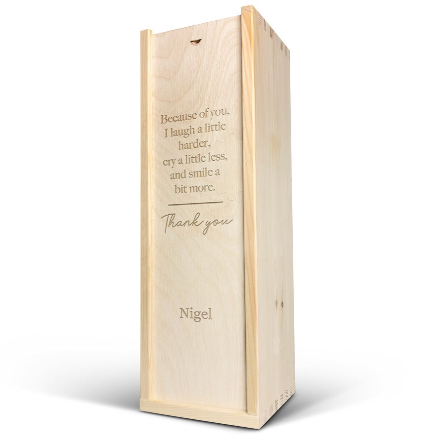 Personalised Wooden Gift Box