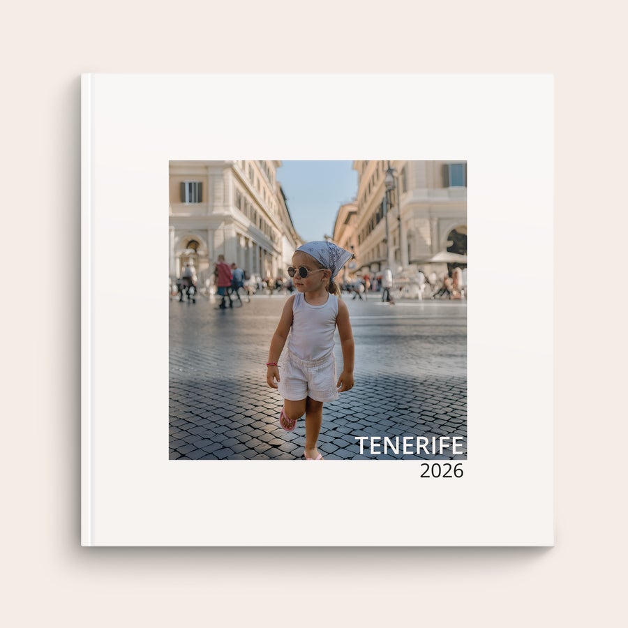 Álbum de fotos personalizado - 29,5 x 29,5 cm - Capa dura - Férias Álbum de fotos personalizado - 29,5 x 29,5 cm - Capa dura - Férias
