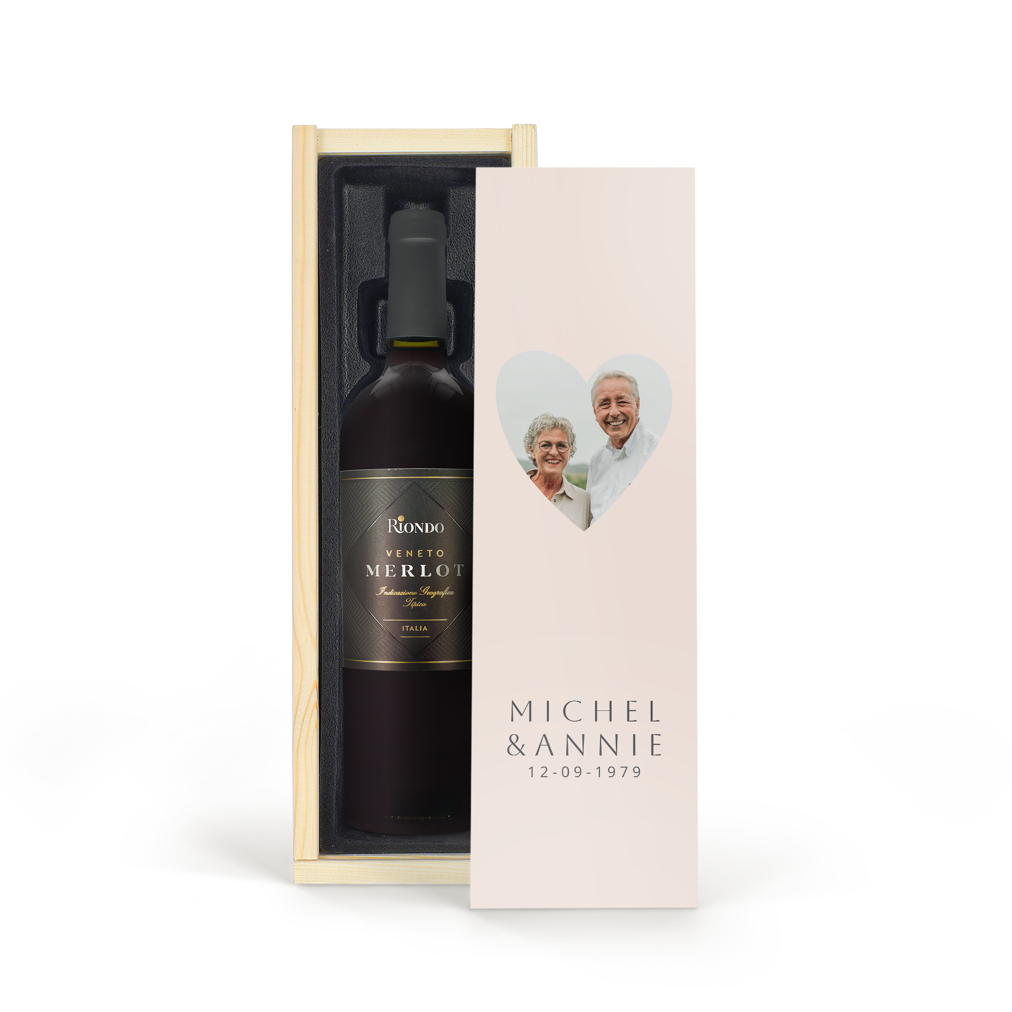 Vin Riondo Merlot personnalisé