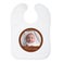 Baby bib - First Christmas - White