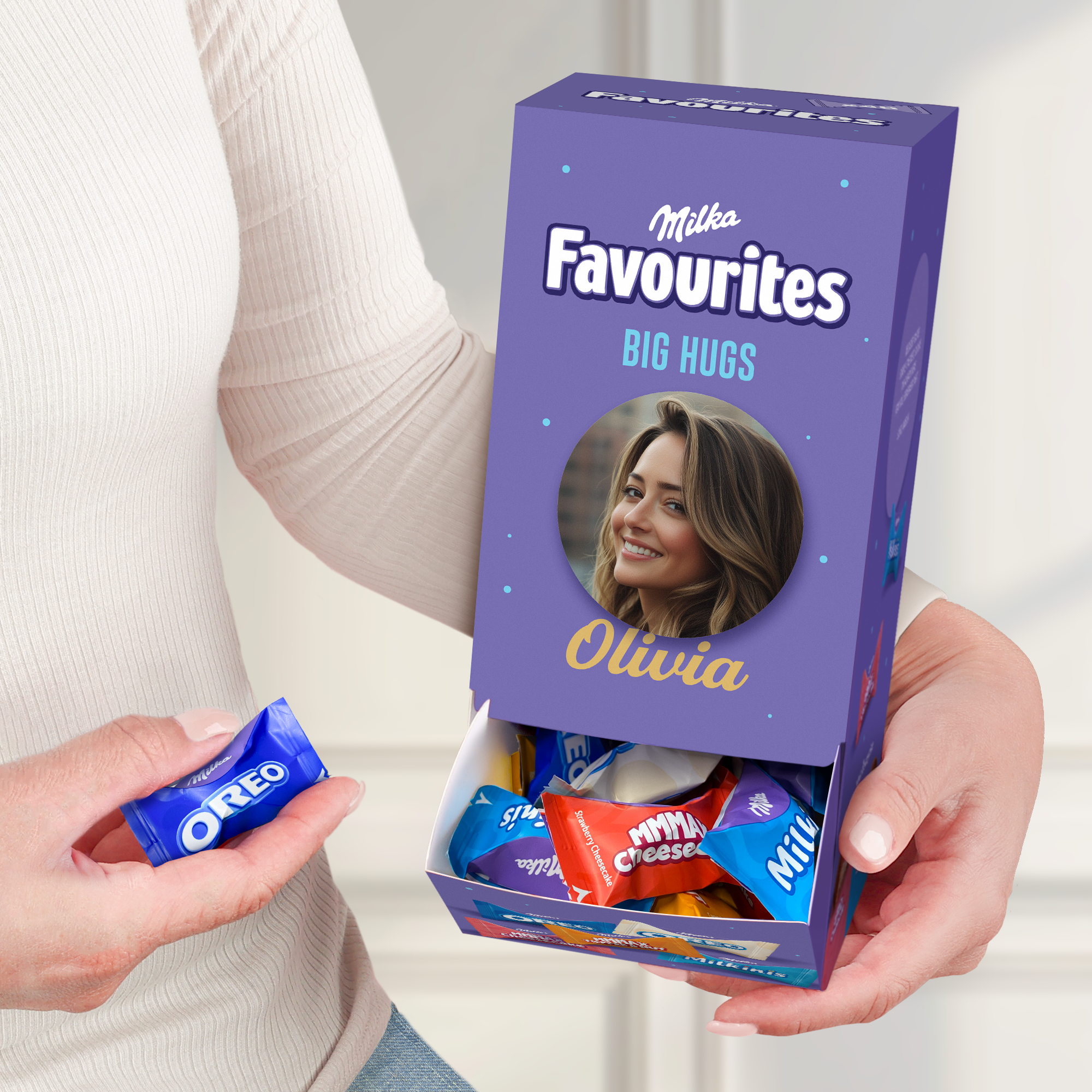 Milka Favourites Dispenser met Naam