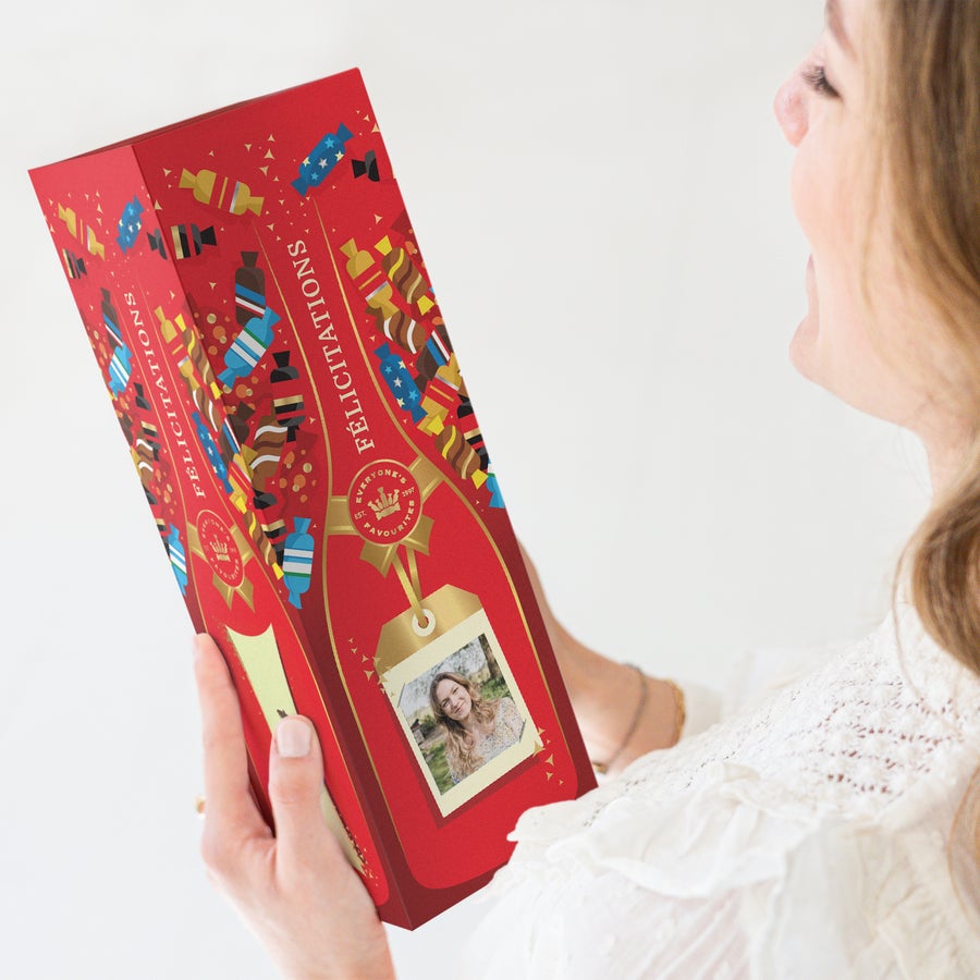 Celebrations chocolats en bouteille personnalisée Celebrations chocolats en bouteille personnalisée