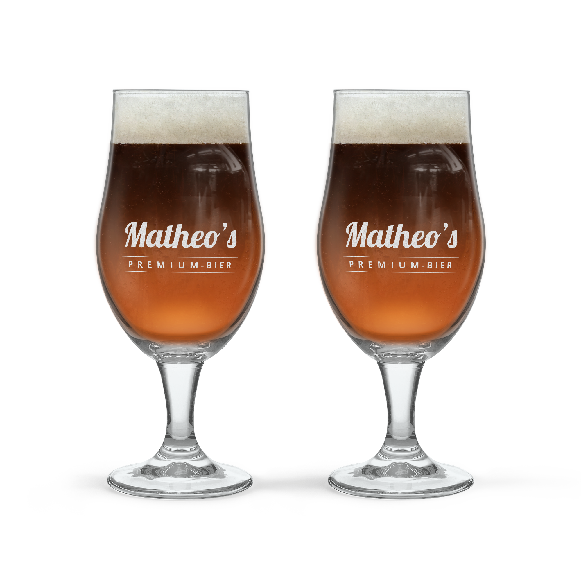 Spezial Bier Glas mit Gravur