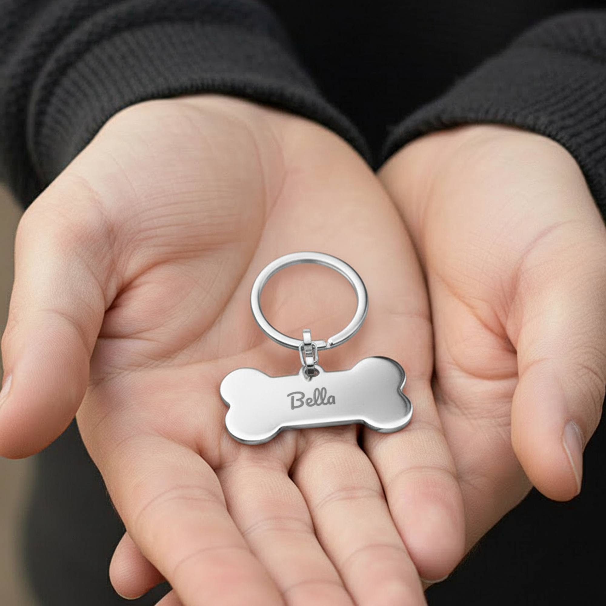 Engraved keyring