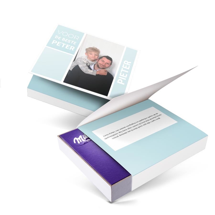 Milka giftbox bedrukken - Peter - 220 gram