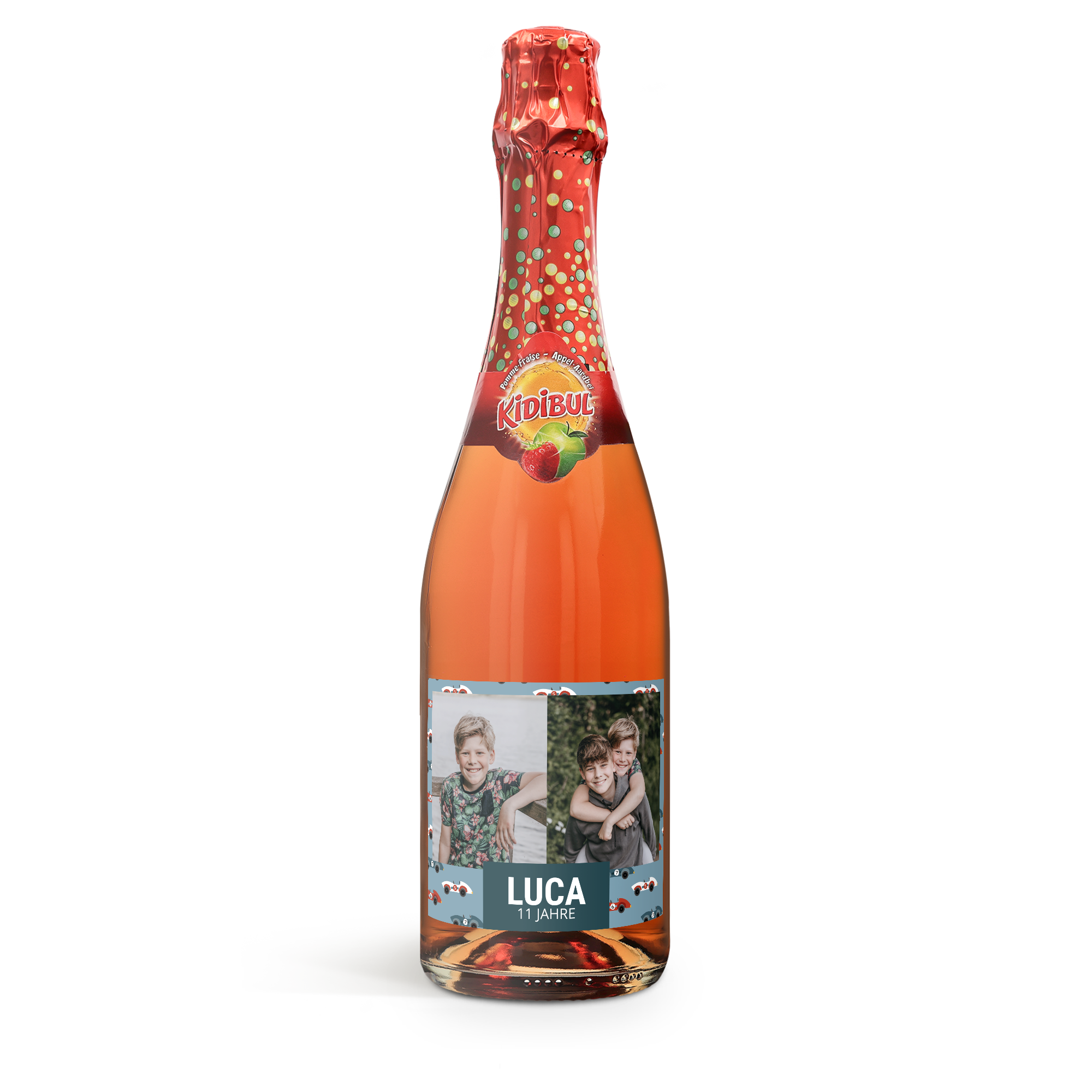 Kinder champagne personalisieren