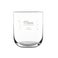 Luxurious personalised water glass