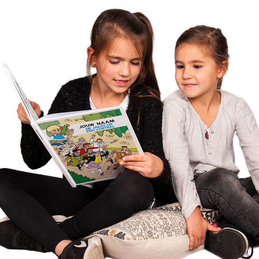 Persoonlijk stripboek - Jommeke 'De jacht op een voetbal' (Hardcover)