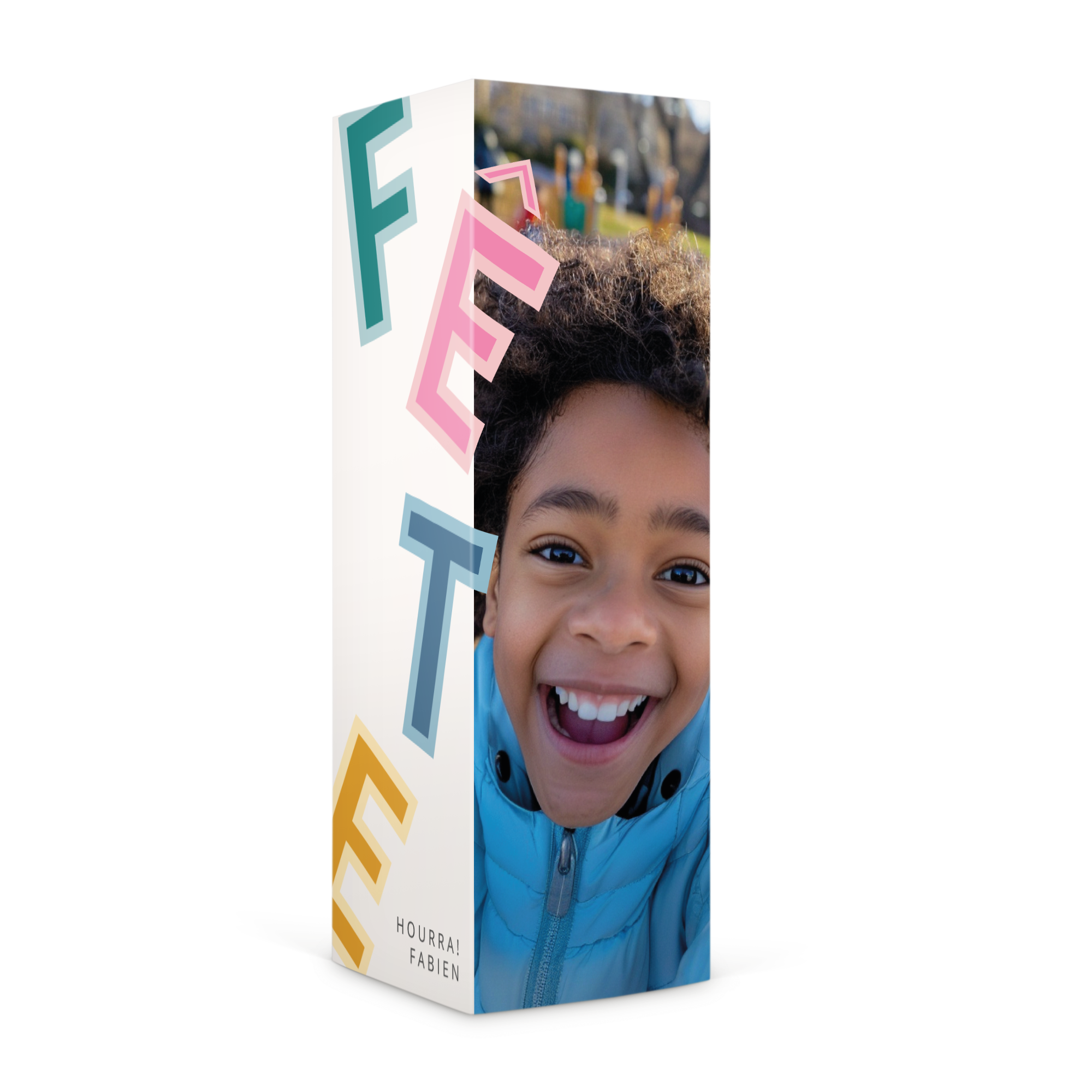 Coffret de bonbons avec nom et photo