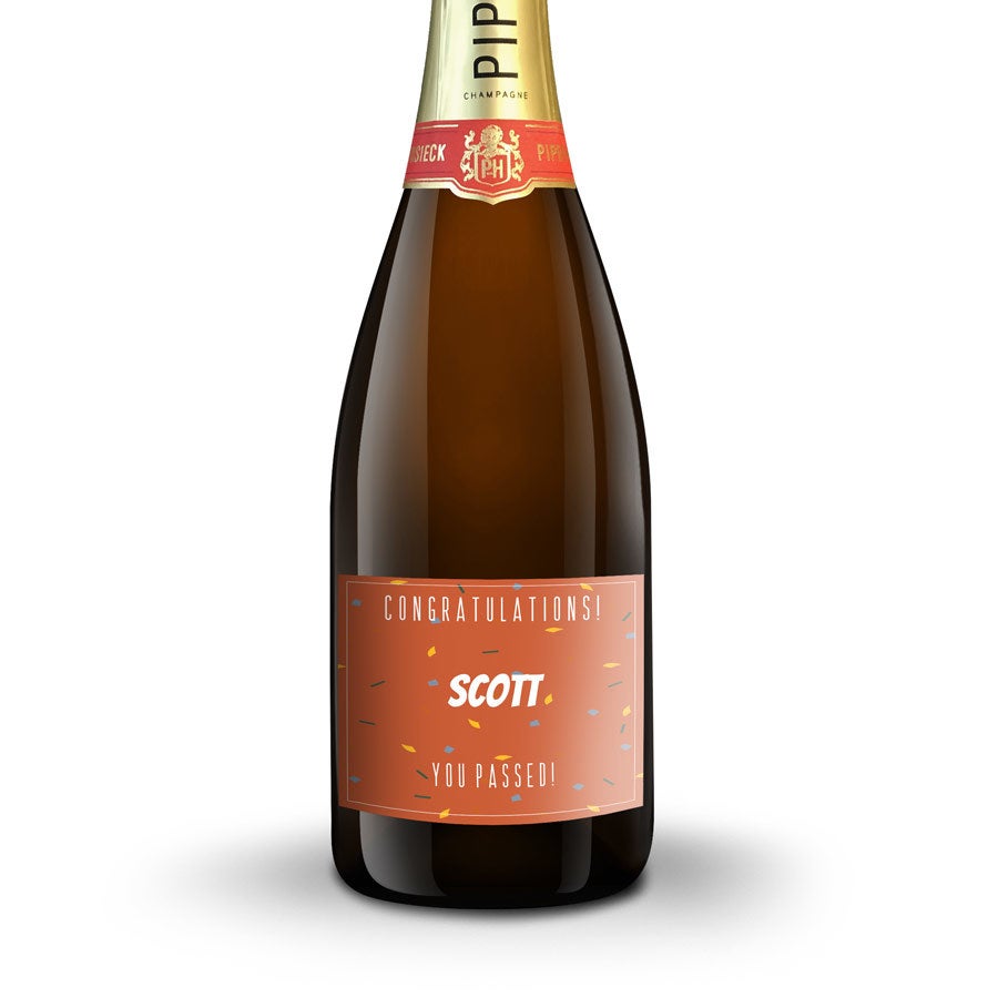 Personalizované šampanské Piper Heidsieck Brut - 750 ml