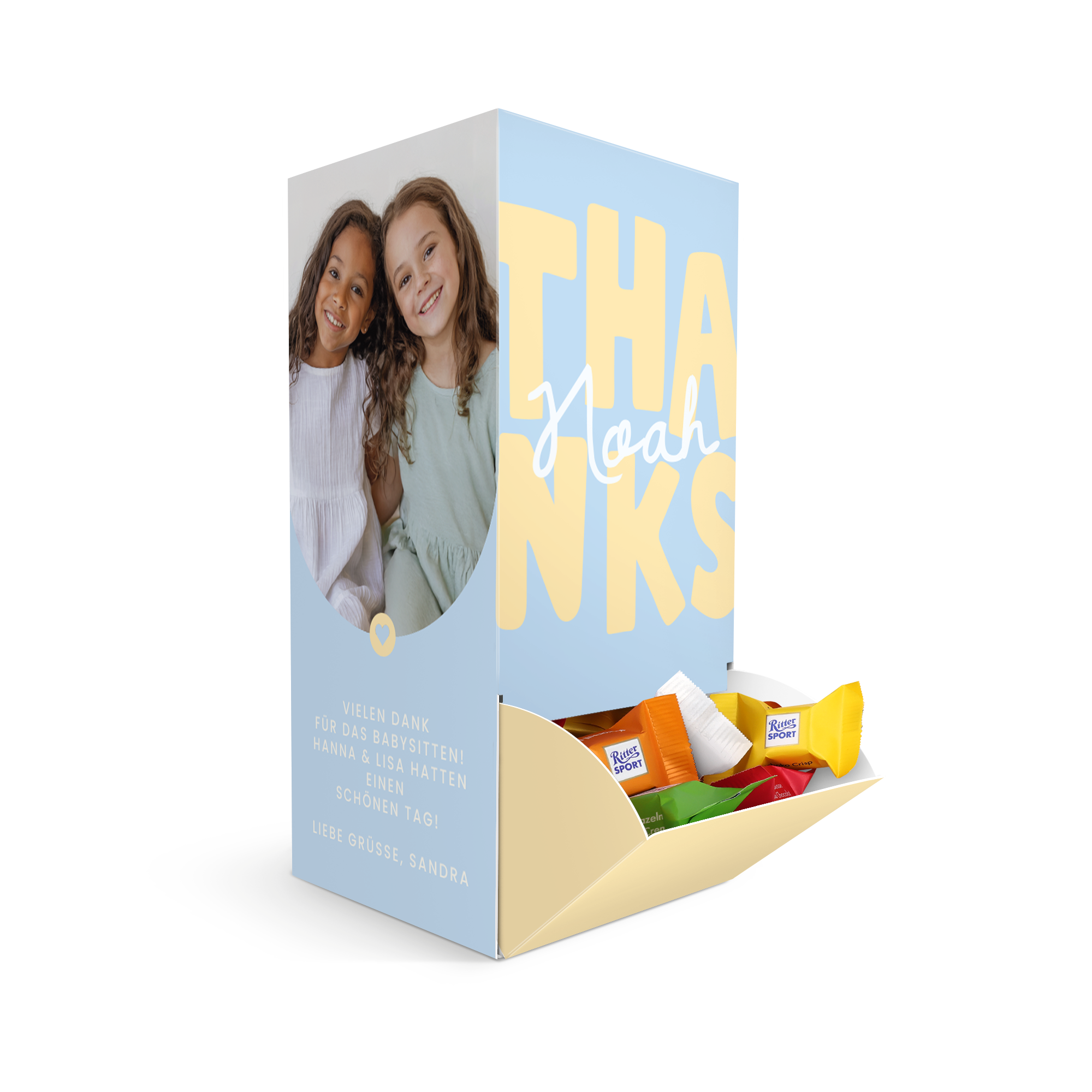 Personalisierter Ritter Sport Mini Mix-Spender