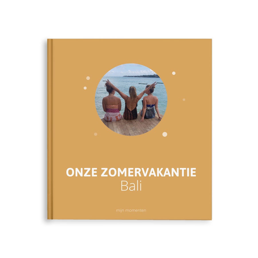 Momenten fotoboek - Onze zonvakantie - M - Hardcover - 40 pagina's