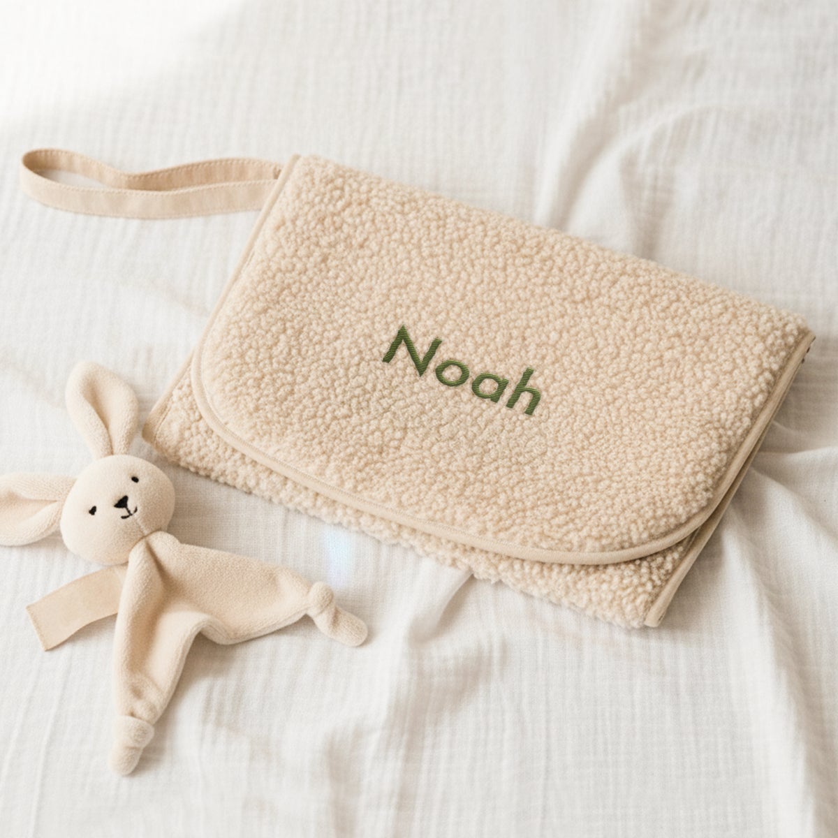 Teddy verschoningsmatje met naam