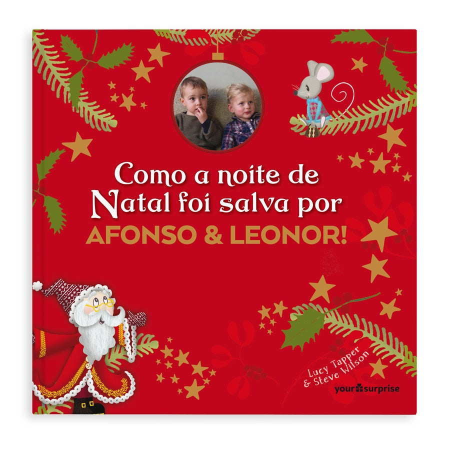 Livro infantil personalizado - Salvando o Natal