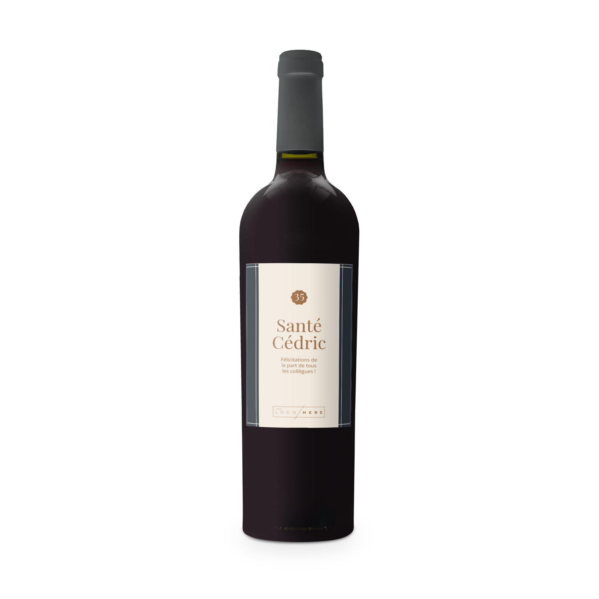 Vin Riondo Merlot personnalisé