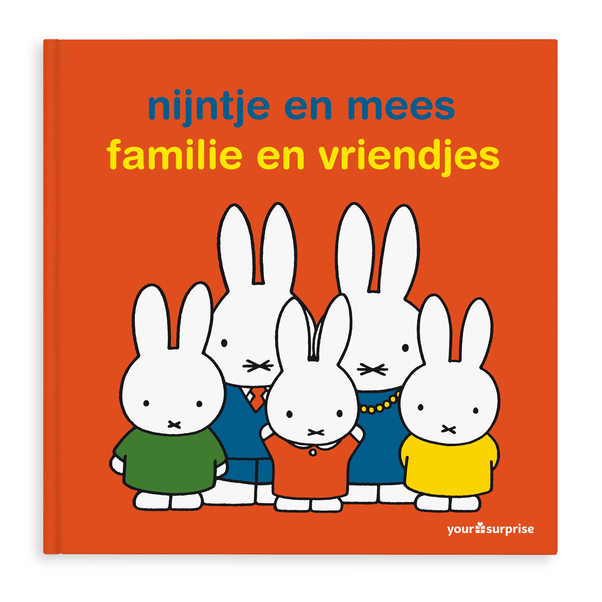 nijntje fotoboek met naam familie en vriendjes