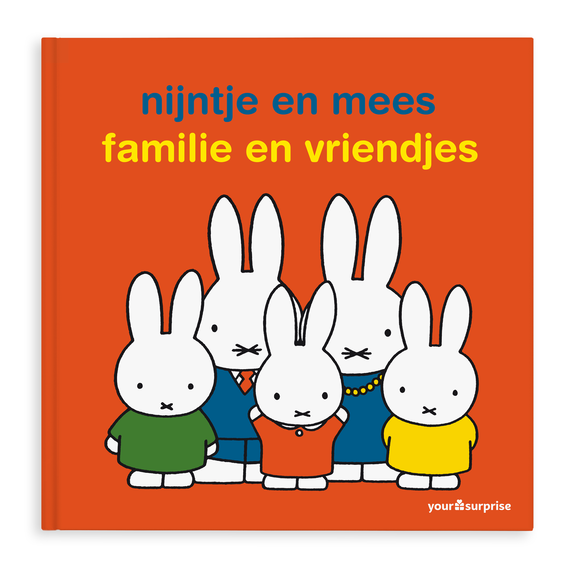 nijntje fotoboek met naam - familie en vriendjes