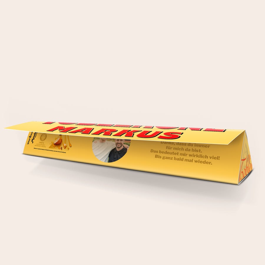 Toblerone mit Namen Toblerone mit Namen