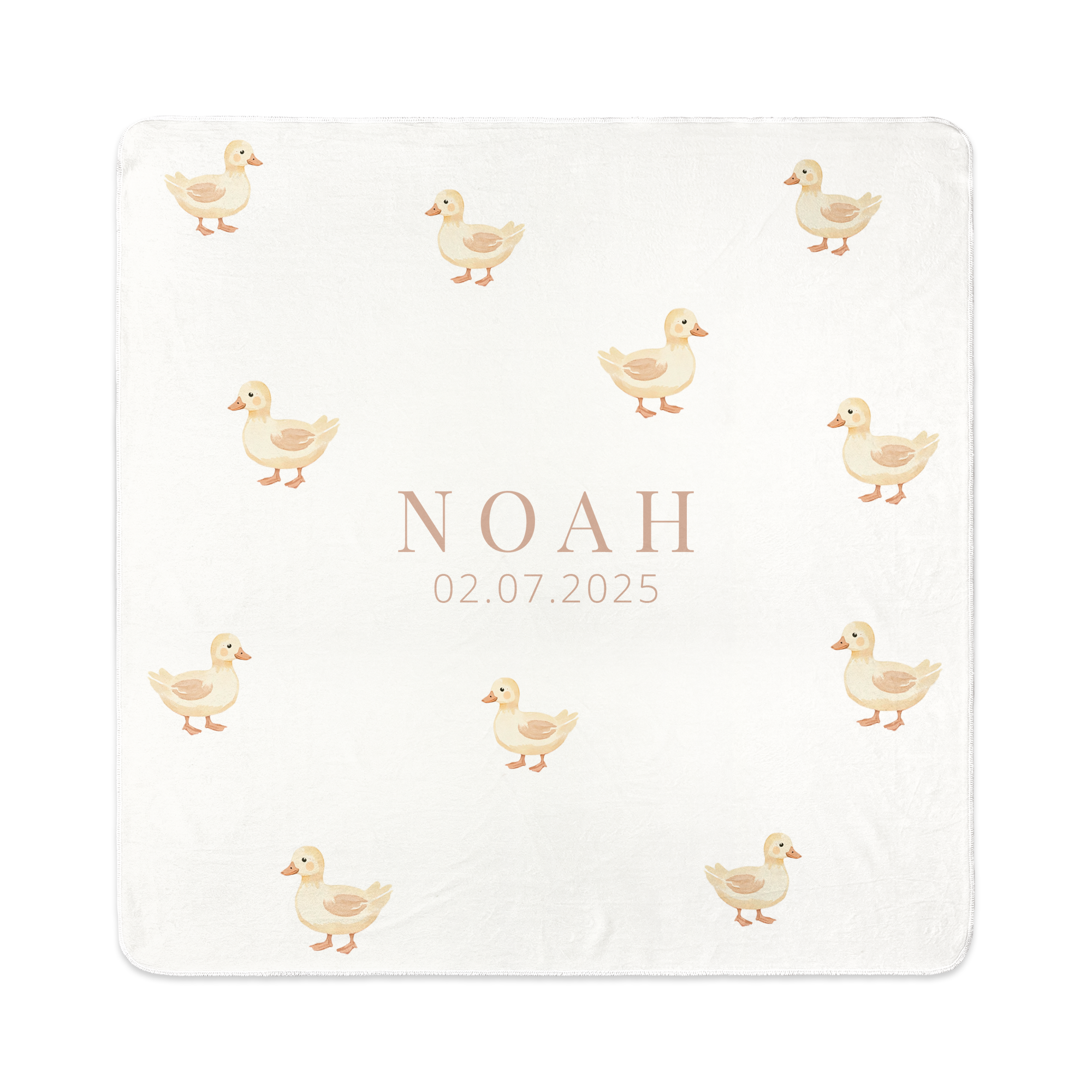 Personalised baby blanket - 80 x 80 cm