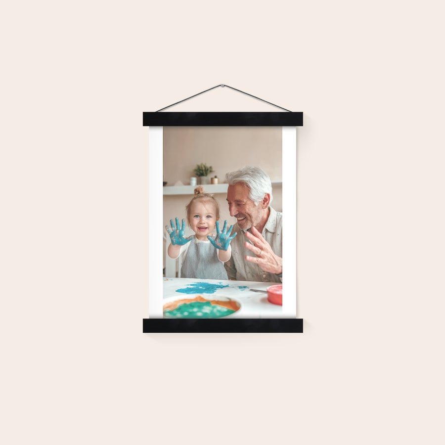 Póster personalizado con colgador Póster personalizado con colgador
