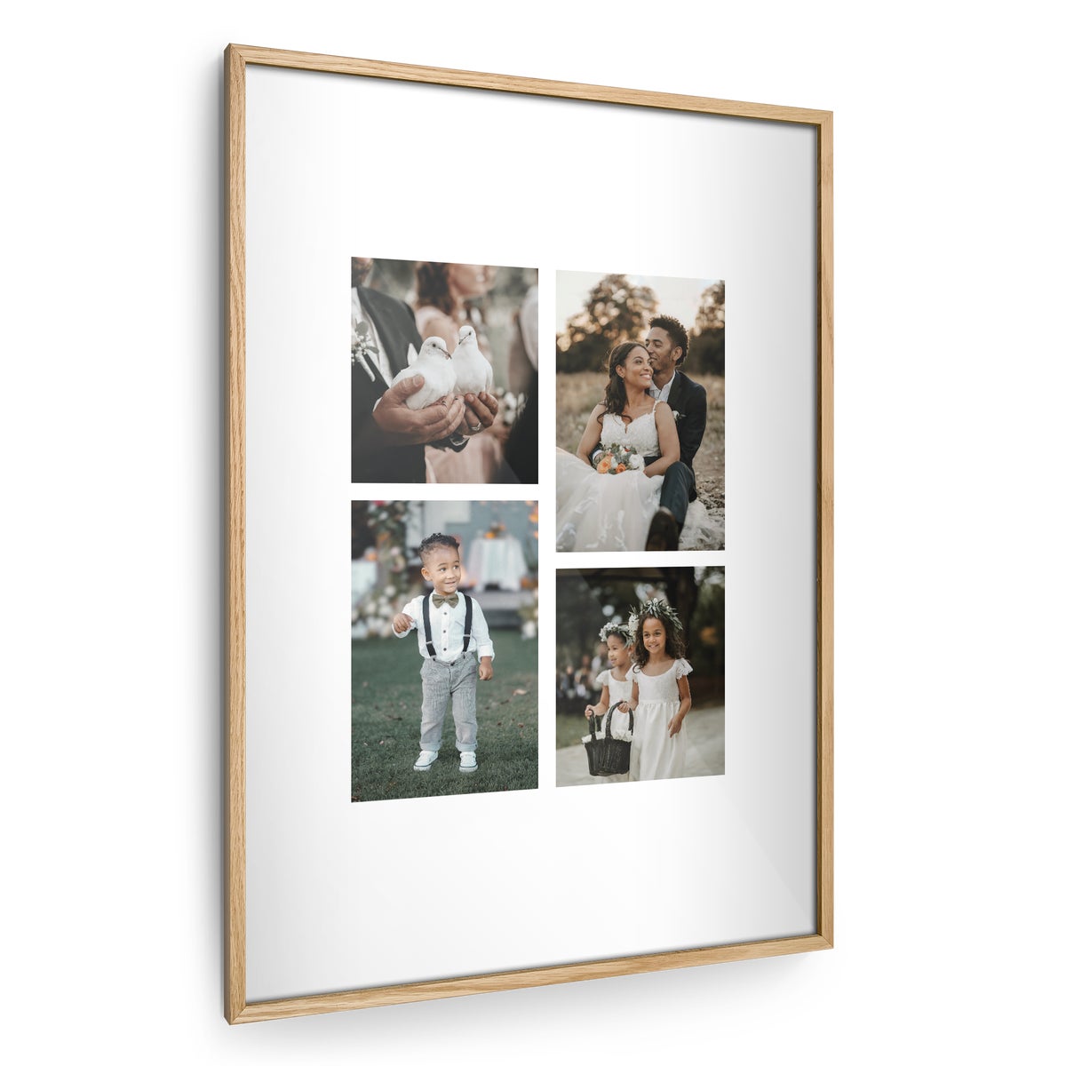 Personalizowane zdjcie w drewnianej ramce 50 x 70 cm