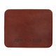 Sottopiatti in pelle personalizzati - Marrone