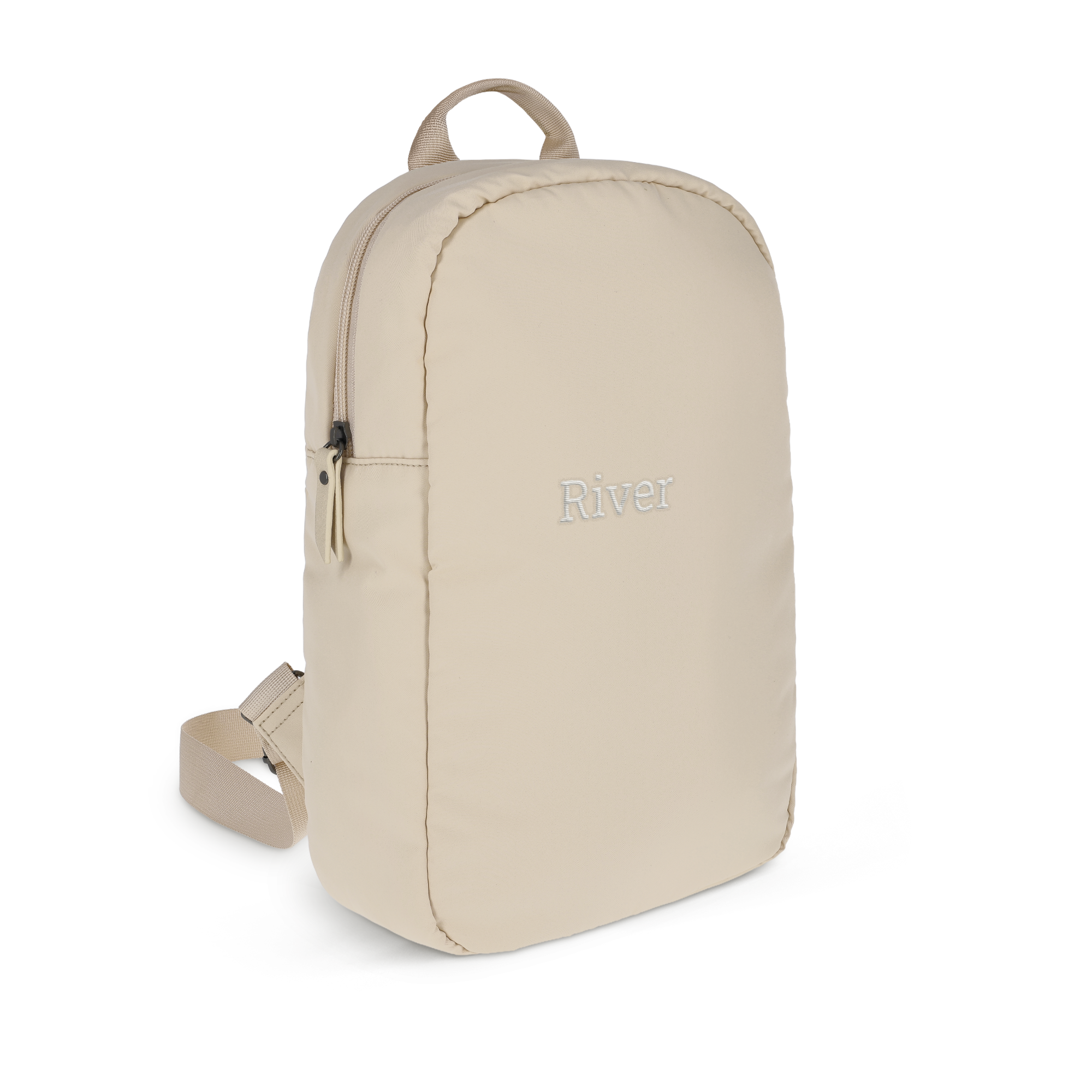 Personalised puffer backpack