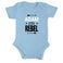 Baby onesie - kort erme - Baby blå - 50/56