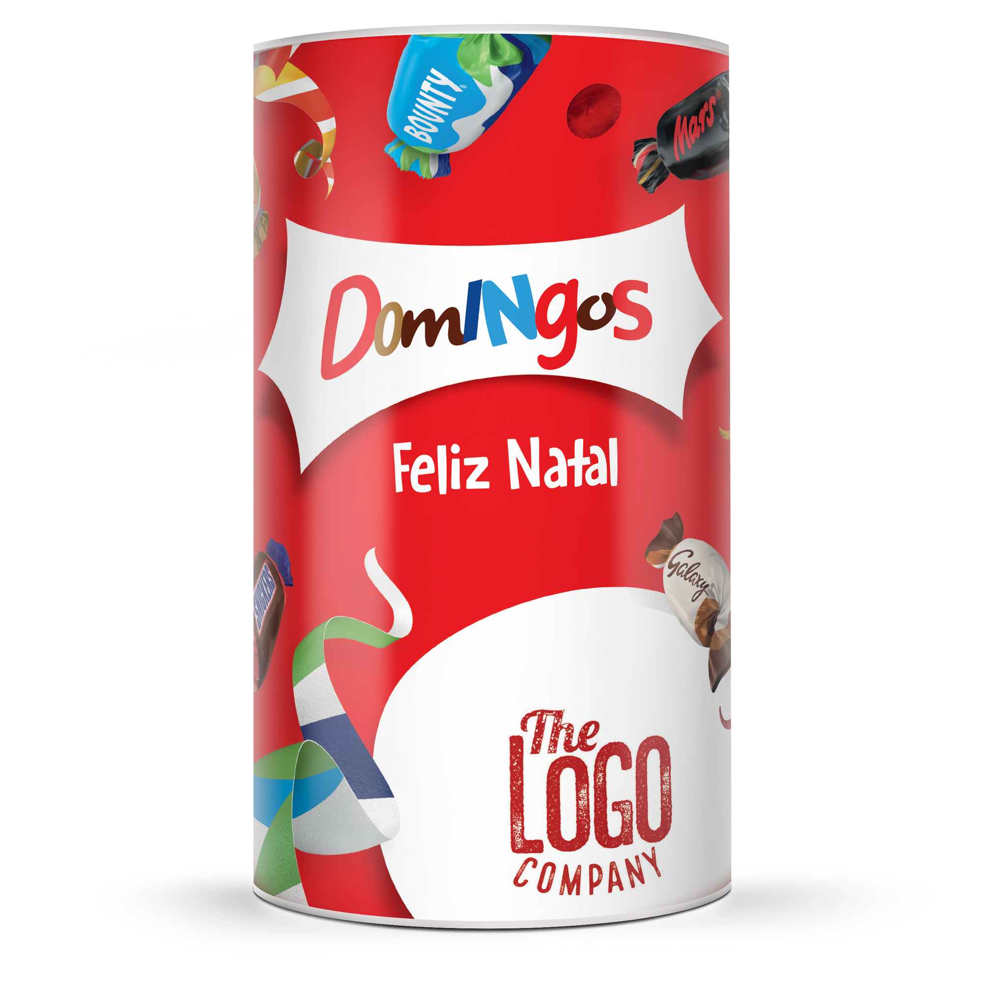 Tubo Celebrations com nome e foto