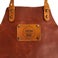 Father's Day leather apron - Brown