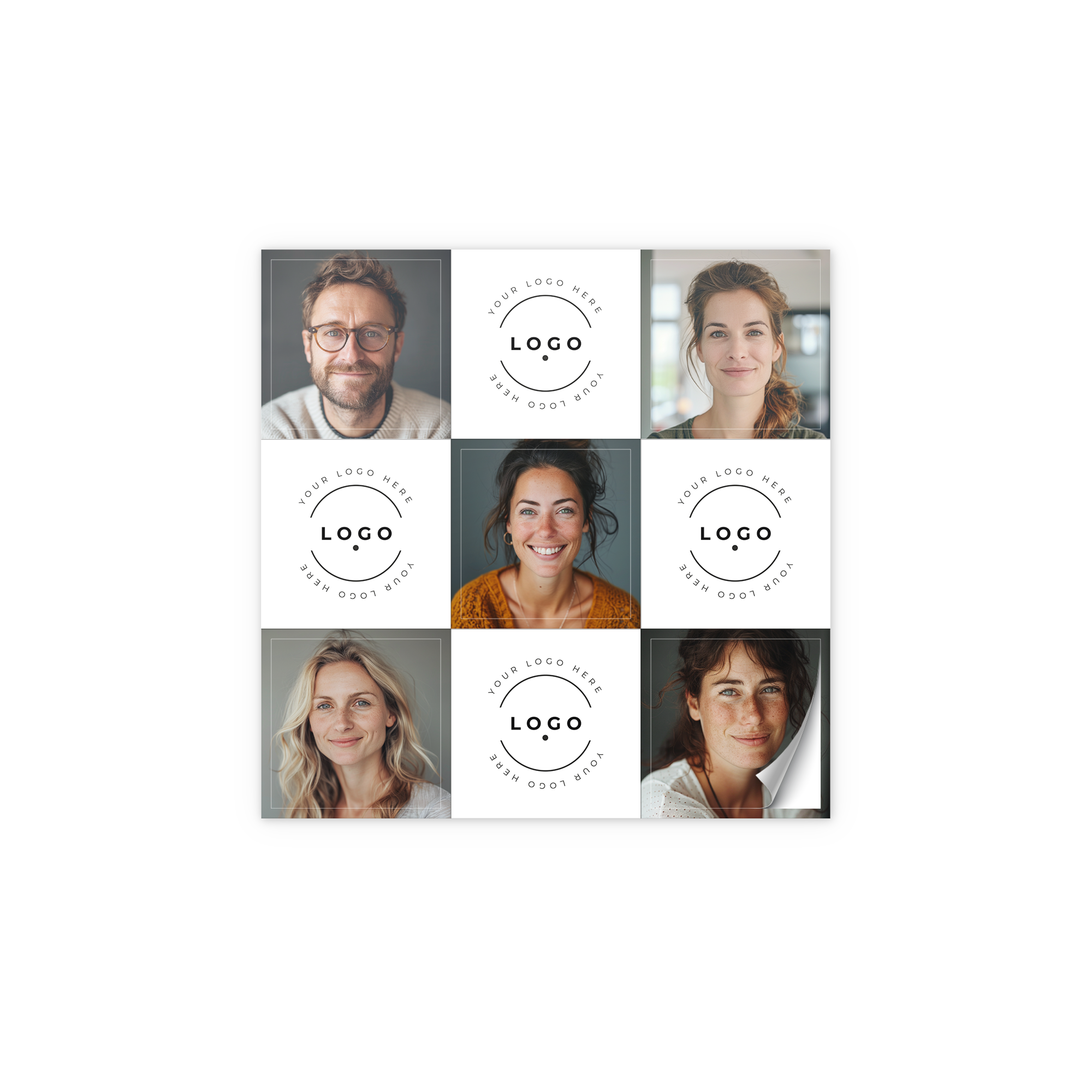 Autocolantes personalizados impressos com fotos e logótipos variados para surpreender.