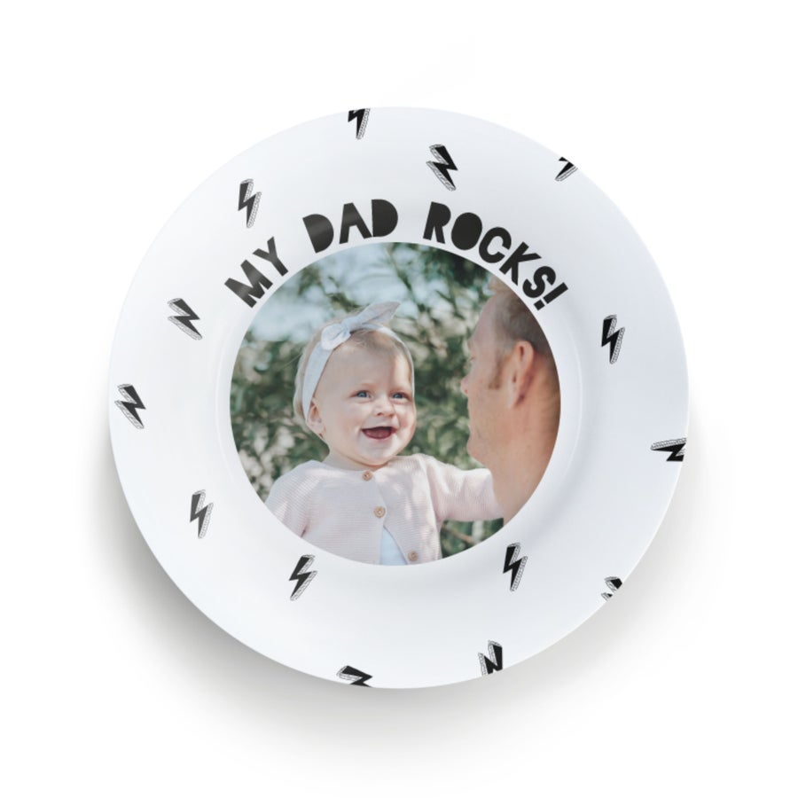 Personalised plate - Father's Day