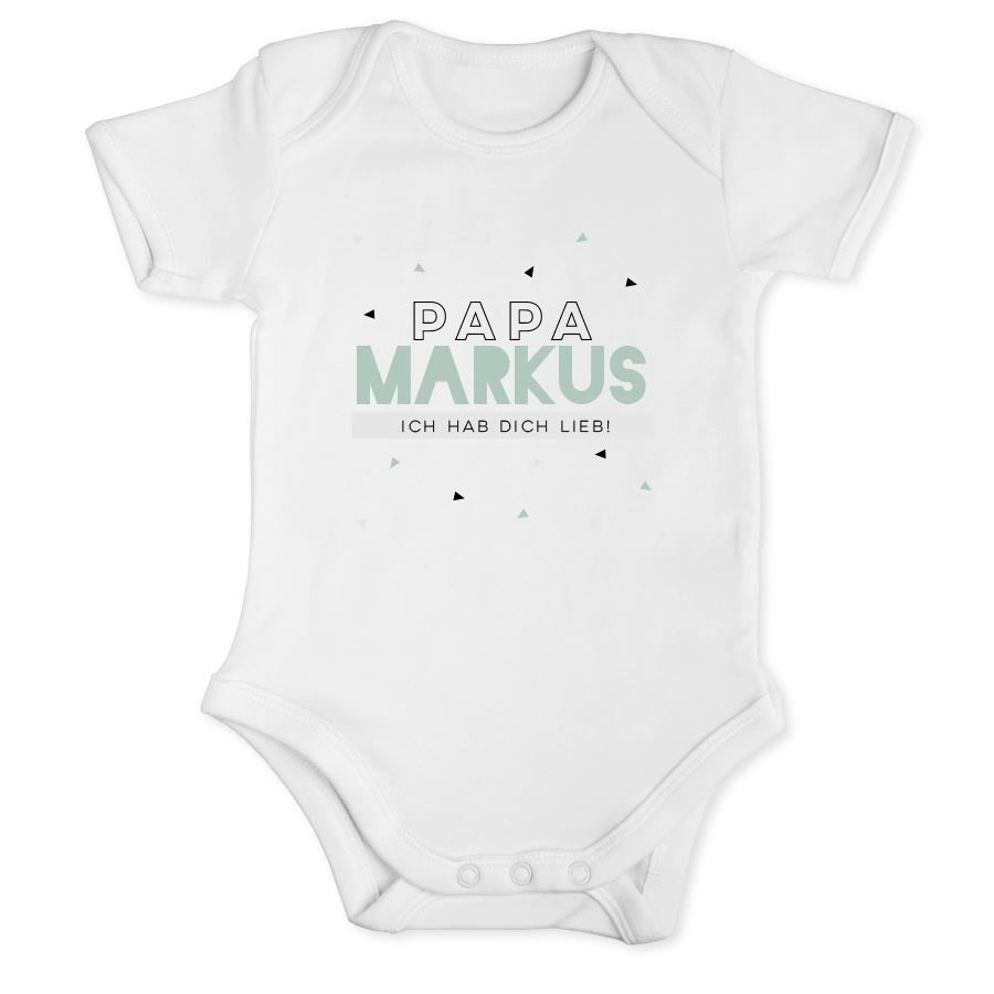 Baby Body bedrucken erster Vatertag