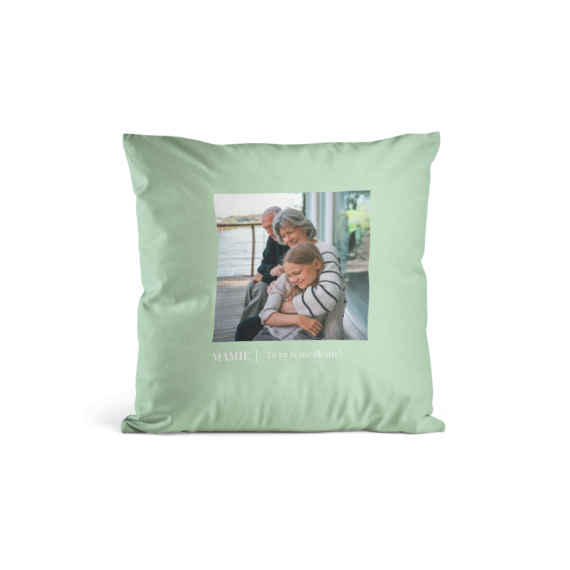 Coussin personnalisé photo