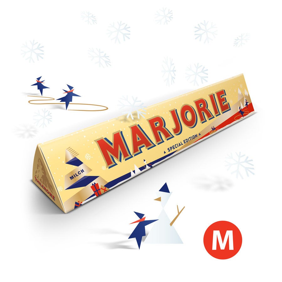 Toblerone de Noël personnalisé Toblerone de Noël personnalisé