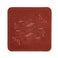 Personalised leather coasters
