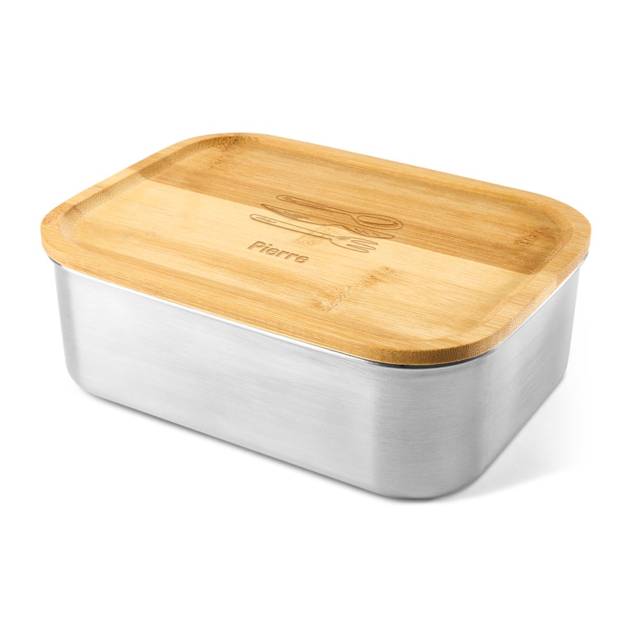 Lunch box bambou personnalisable