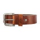 Personalised leather belt - Brown (80)